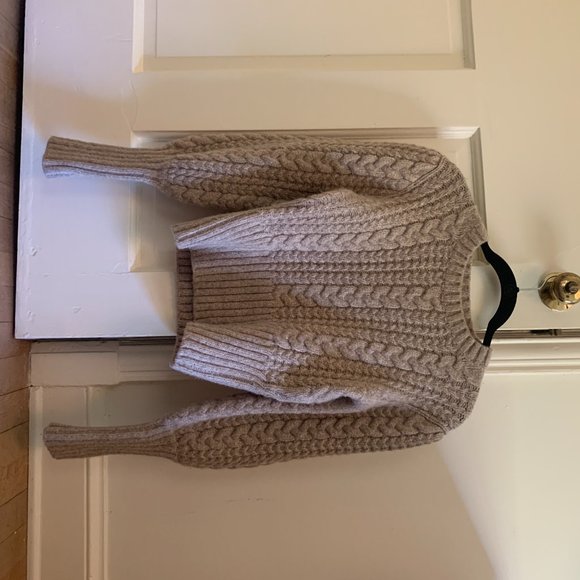 Cream Doen Alpaca Wool Sweater - Picture 2 of 3